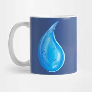 Pouring whale oil painting Mug